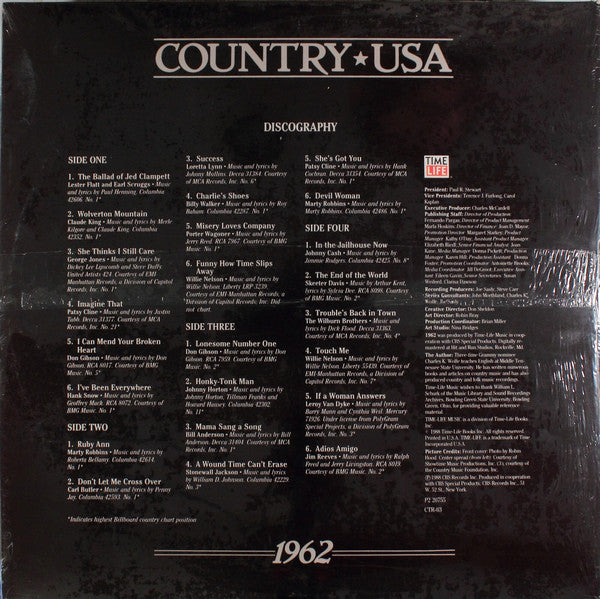 Various - Country USA 1962 (Vinyl, VG+) (Vinyl LP)