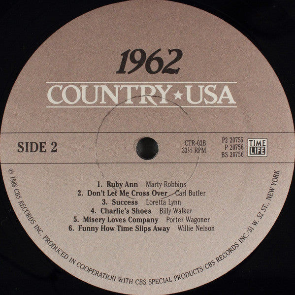 Various - Country USA 1962 (Vinyl, VG+) (Vinyl LP)