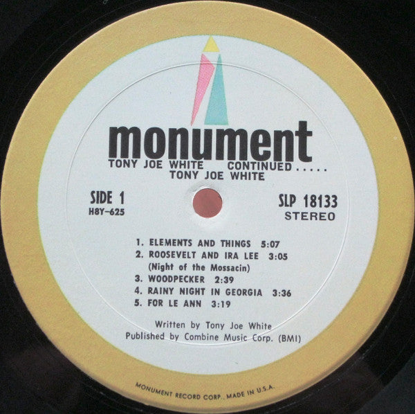 White, Tony Joe - ...Continued (G+) (Vinyl LP)