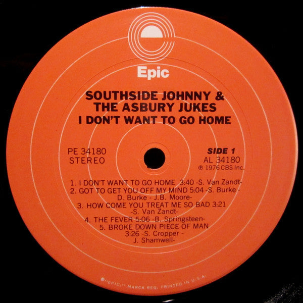 Southside Johnny & The Asbury Jukes - I Don't Want To Go Home (VG+) (Vinyl LP)