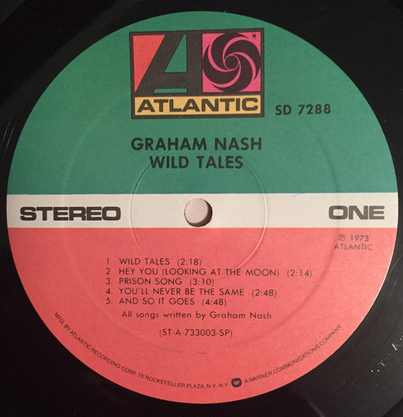 Nash, Graham - Wild Tales (VG+) (Vinyl LP)