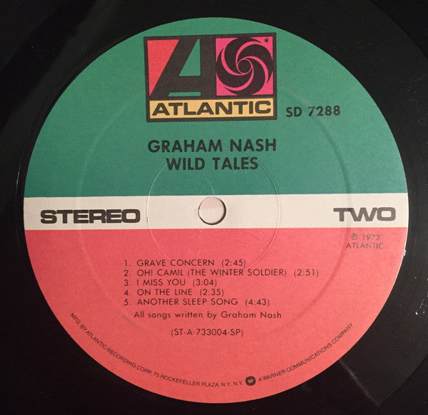 Nash, Graham - Wild Tales (VG+) (Vinyl LP)