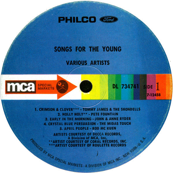 Various - Songs For The Young (M) (Vinyl LP)