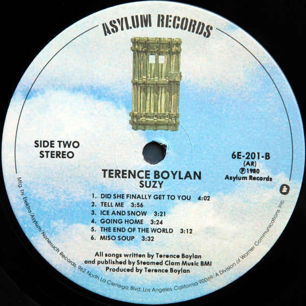 Boylan, Terence - Suzy (VG+) (Vinyl LP)
