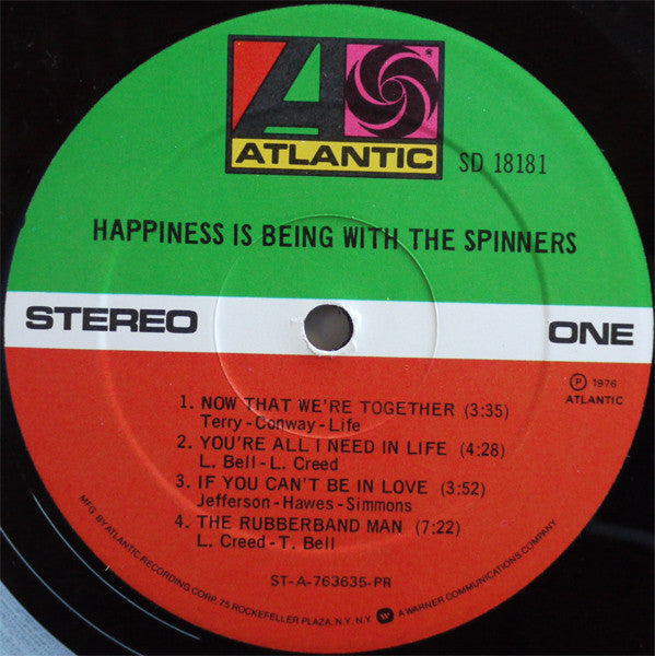 Spinners - Happiness Is Being With The Spinners (Vinyl, VG) (Vinyl LP)