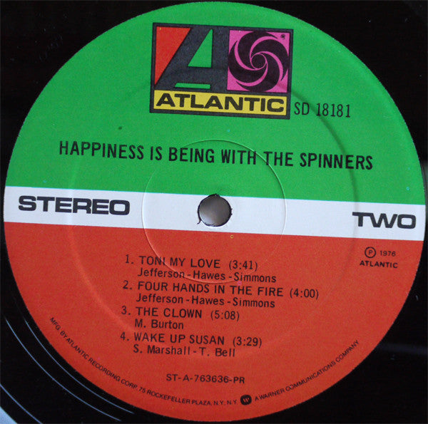Spinners - Happiness Is Being With The Spinners (Vinyl, VG) (Vinyl LP)