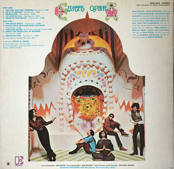 Earth Opera - Earth Opera (VG+) (Vinyl LP)