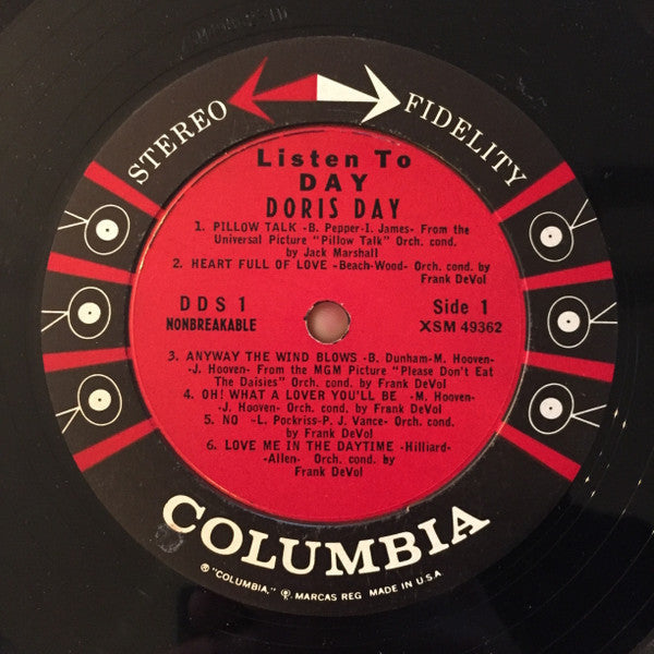 Day, Doris - Listen To Day (VG+) (Vinyl LP)