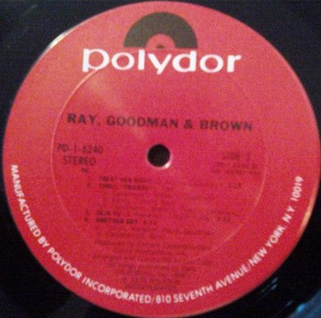 Ray, Goodman & Brown - Ray, Goodman & Brown (VG+) (Vinyl LP)
