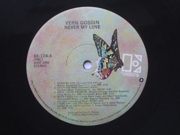 Gosdin, Vern - Never My Love (VG+) (Vinyl LP)