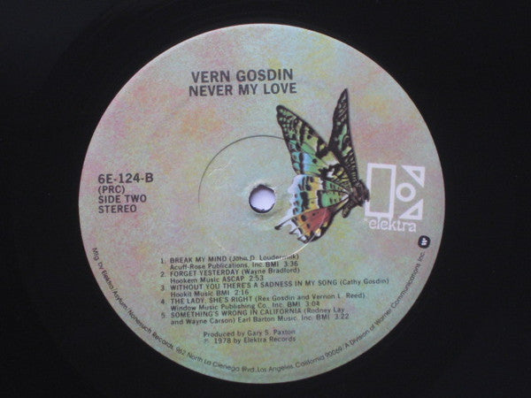 Gosdin, Vern - Never My Love (VG+) (Vinyl LP)