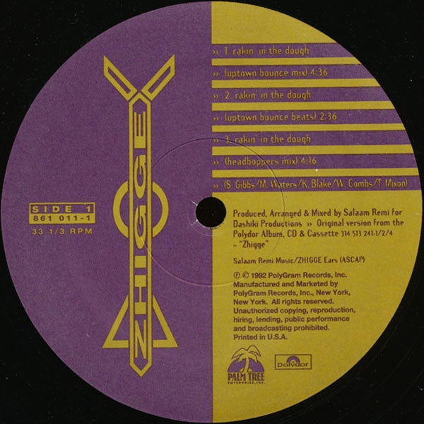 Zhigge - Rakin' In The Dough (VG+) (Vinyl LP)