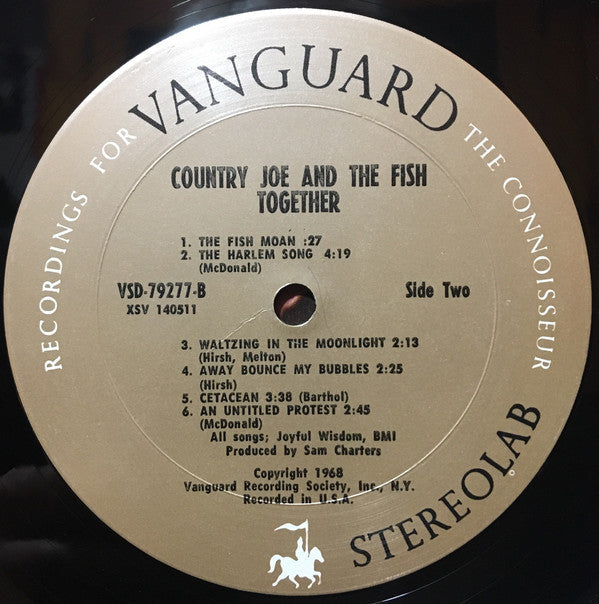 Country Joe And The Fish - Together (VG) (Vinyl LP)