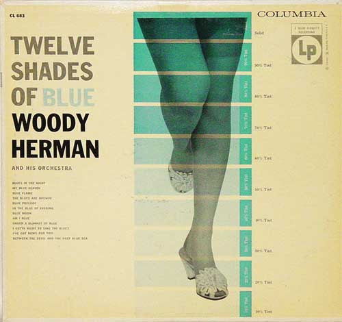 Herman, Woody And His Orchestra - Twelve Shades Of Blue (VG) (Vinyl LP)