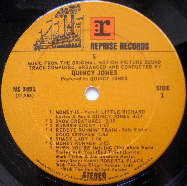 $ (Music From The Original Motion Picture Sound Track) - Jones, Quincy (VG+) (Vinyl LP)