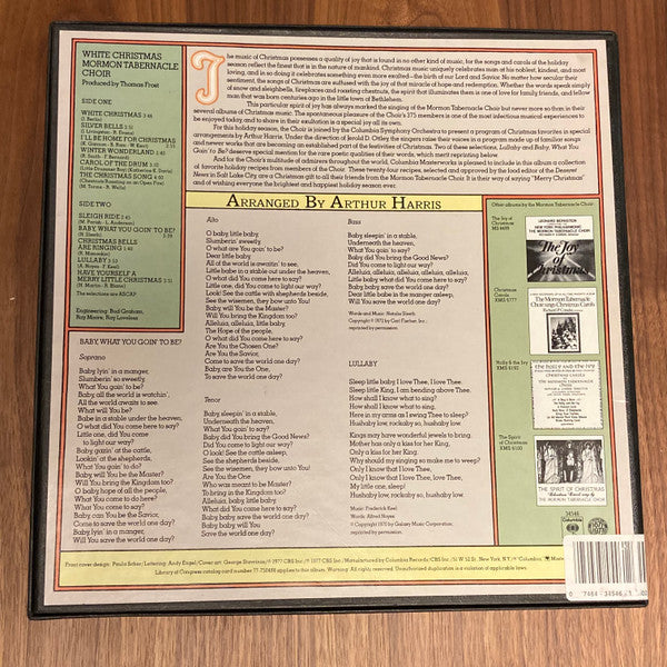 Mormon Tabernacle Choir - White Christmas (Vinyl, VG) (Vinyl LP)