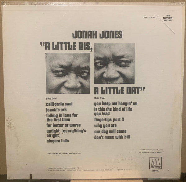 Jones, Jonah- A Little Dis, A Little Dat (Vinyl, G+) (Vinyl LP)
