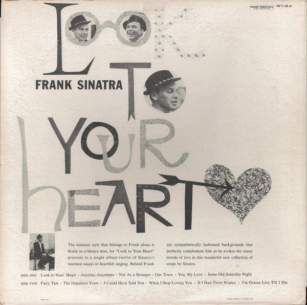 Sinatra, Frank - Look To Your Heart (Vinyl, VG+) (Vinyl LP)
