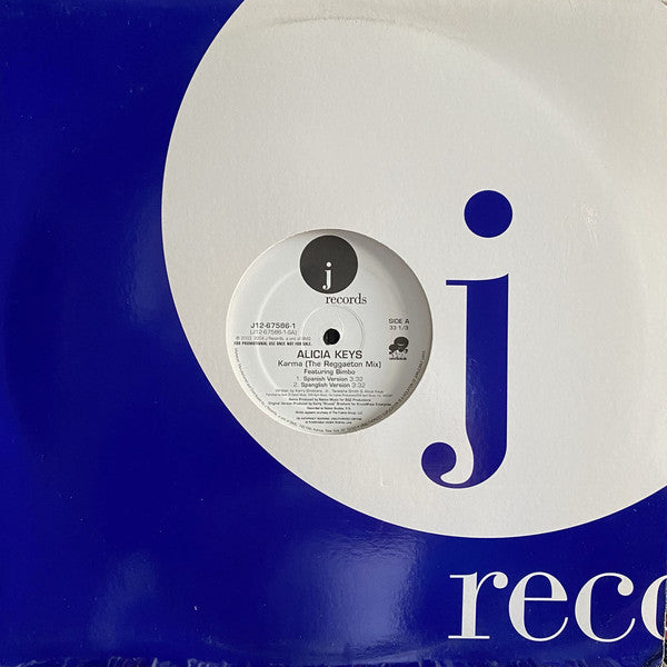 Keys, Alicia - Karma (The Reggaeton Mix) (VG+) (Vinyl LP)