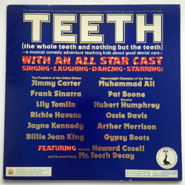 Teeth (The Whole Teeth And Nothing But The Teeth) - A Musical Comedy Adventure Teaching Kids About Good Dental Care (M) (Vinyl LP)