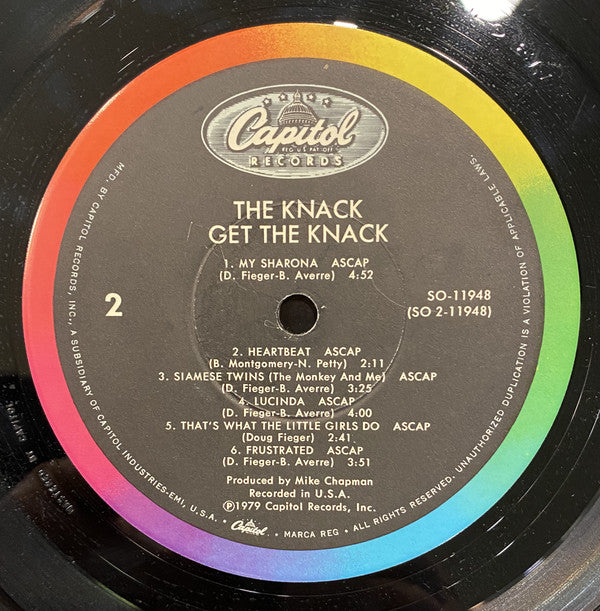 Knack - Get The Knack (Vinyl, VG+) (Vinyl LP)