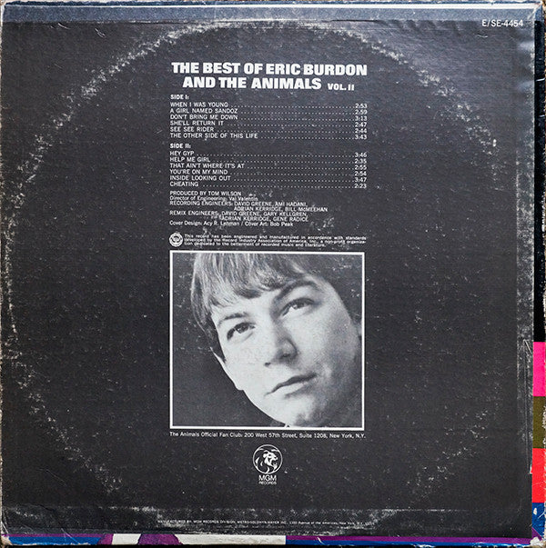 Burdon, Eric And The Animals - The Best Of Eric Burdon And The Animals Vol. II (Vinyl, VG+) (Vinyl LP)