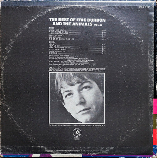 Burdon, Eric And The Animals - The Best Of Eric Burdon And The Animals Vol. II (Vinyl, VG+) (Vinyl LP)