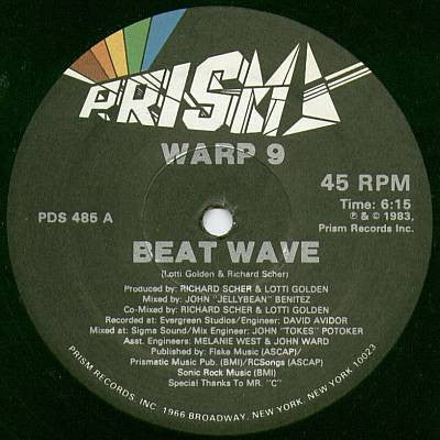 Warp 9 - Beat Wave (VG+) (Vinyl LP)