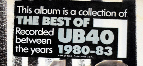 UB40 - 1980-1983 (VG+) (Vinyl LP)