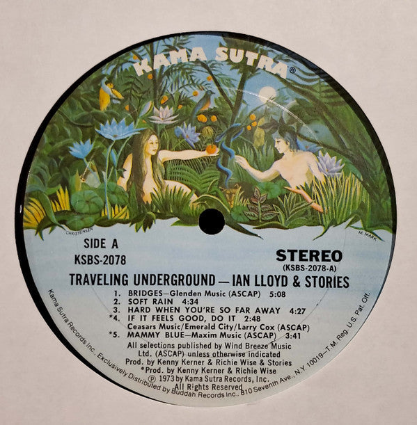 Lloyd, Ian & Stories - Traveling Underground (Vinyl, VG+) (Vinyl LP)