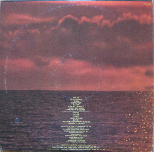 Kantner, Paul / Grace Slick - Sunfighter (VG) (Vinyl LP)