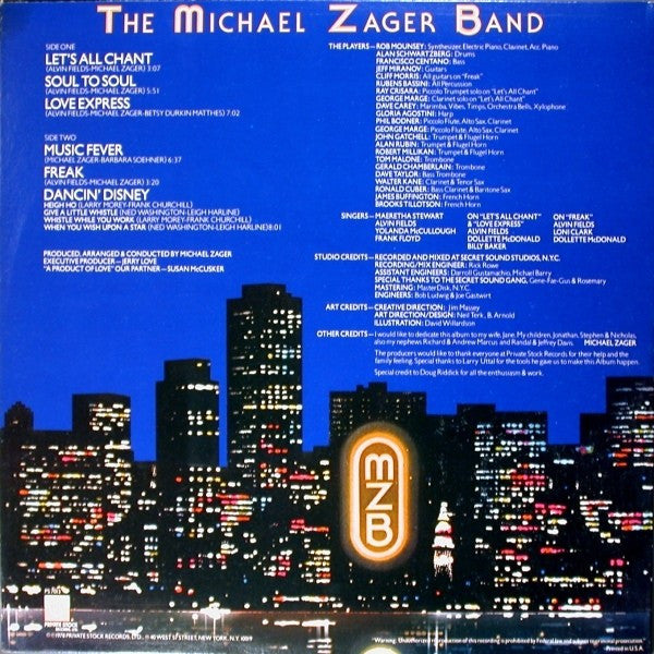 Zager, Michael Band - Let's All Chant (VG+) (Vinyl LP)