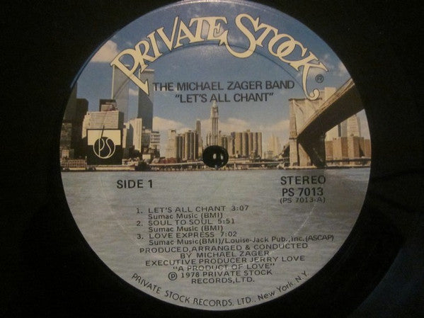 Zager, Michael Band - Let's All Chant (VG+) (Vinyl LP)