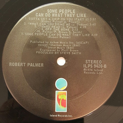 Palmer, Robert - Some People Can Do What They Like (Vinyl, VG) (Vinyl LP)