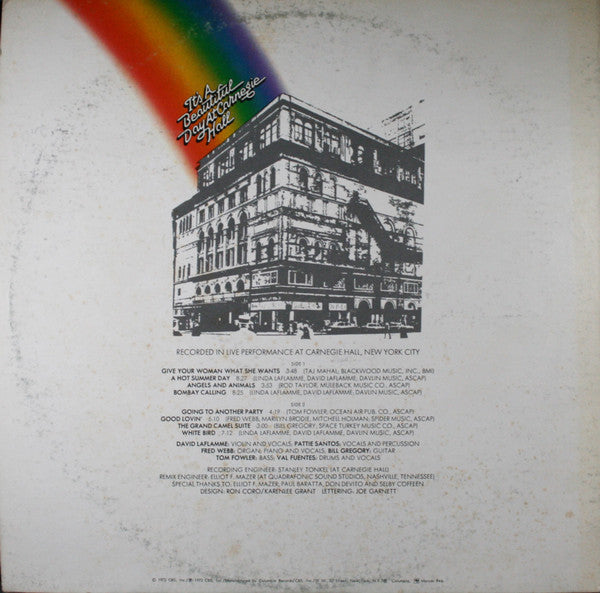 It's A Beautiful Day - At Carnegie Hall (VG+) (Vinyl LP)