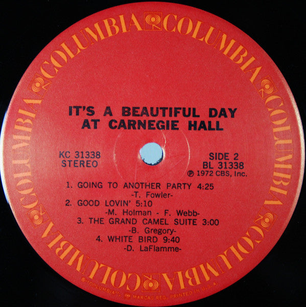 It's A Beautiful Day - At Carnegie Hall (VG+) (Vinyl LP)