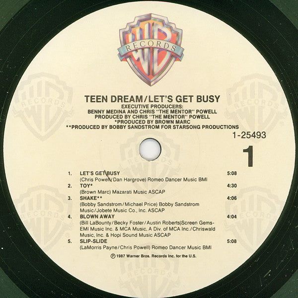 Teen Dream - Let's Get Busy (VG+) (Vinyl LP)
