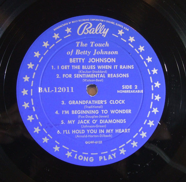 Johnson, Betty - The Touch of Betty Johnson (VG+) (Vinyl LP)