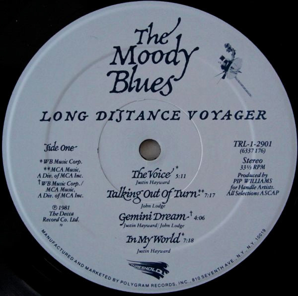 Moody Blues - Long Distance Voyager (VG) (Vinyl LP)