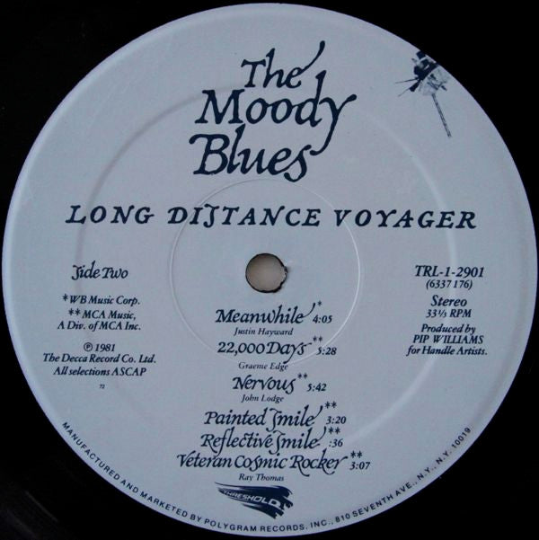 Moody Blues - Long Distance Voyager (VG) (Vinyl LP)