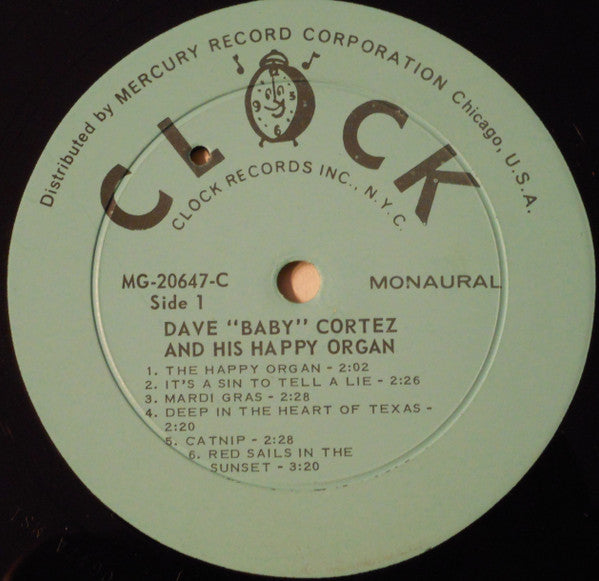 Cortez, Dave "Baby" - Dave "Baby" Cortez And His Happy Organ (VG+) (Vinyl LP)