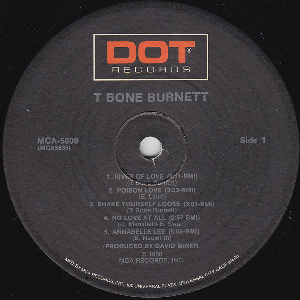 Burnett, T Bone - T Bone Burnett (Vinyl, VG+) (Vinyl LP)