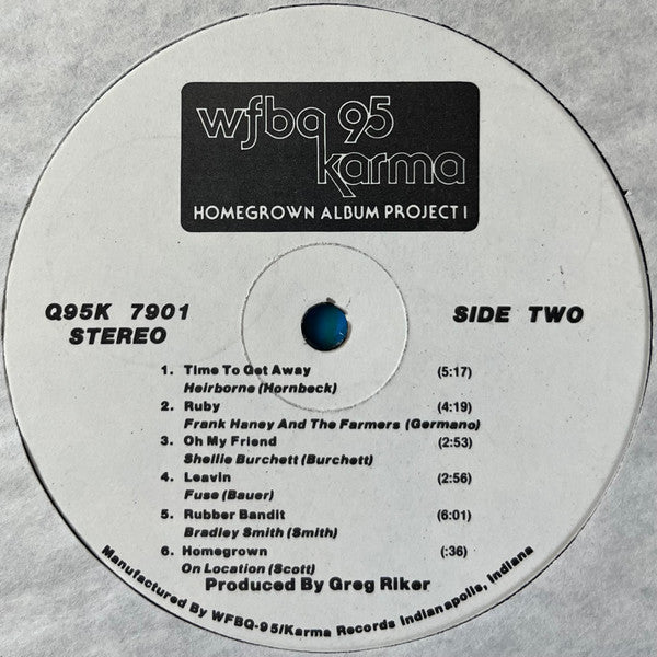Various - WFBQ 95 Karma Homegrown Album Project I (VG+) (Vinyl LP)