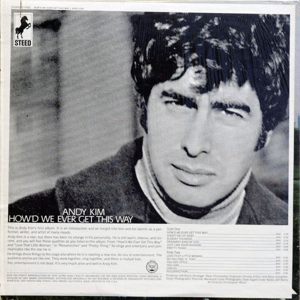 Kim, Andy - How'd We Ever Get This Way (VG+) (Vinyl LP)