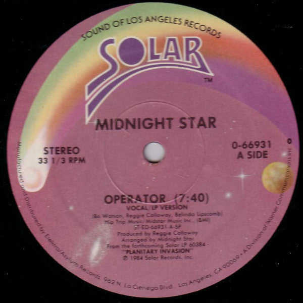 Midnight Star - Operator (VG) (Vinyl LP)