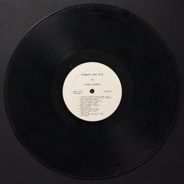 Pierce, Webb - Number One Hits (VG) (Vinyl LP)