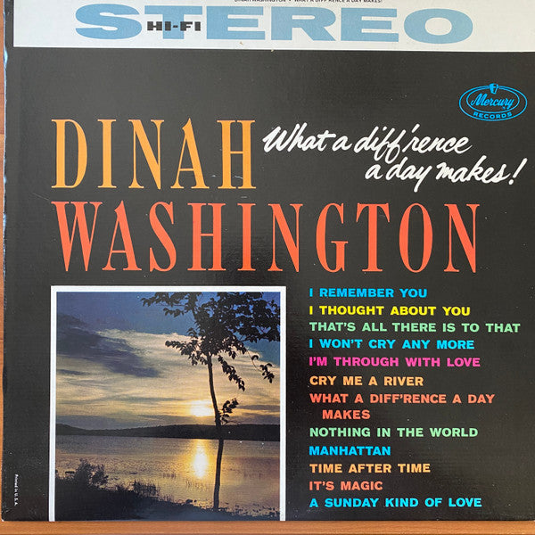 Washington, Dinah - What A Diff'rence A Day Makes! (Vinyl, VG+) (Vinyl LP)