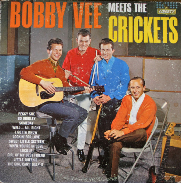 Vee, Bobby Meets The Crickets  - Bobby Vee Meets The Crickets (VG) (Vinyl LP)