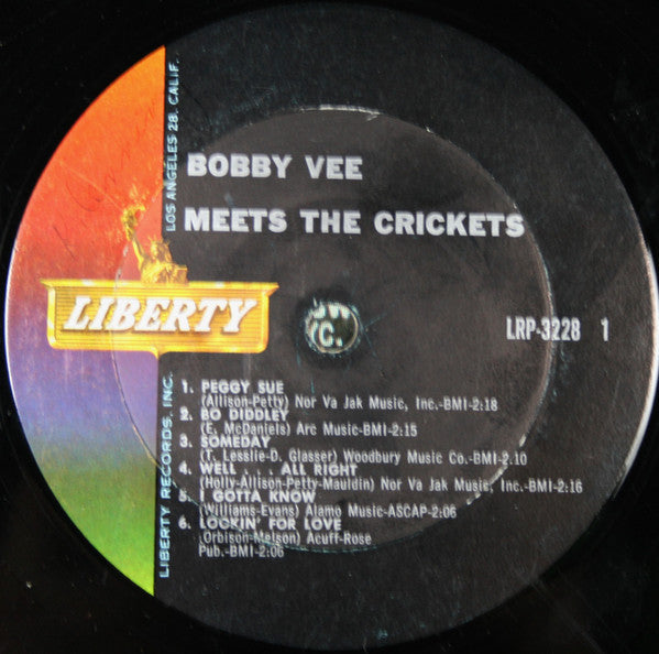 Vee, Bobby Meets The Crickets  - Bobby Vee Meets The Crickets (VG) (Vinyl LP)
