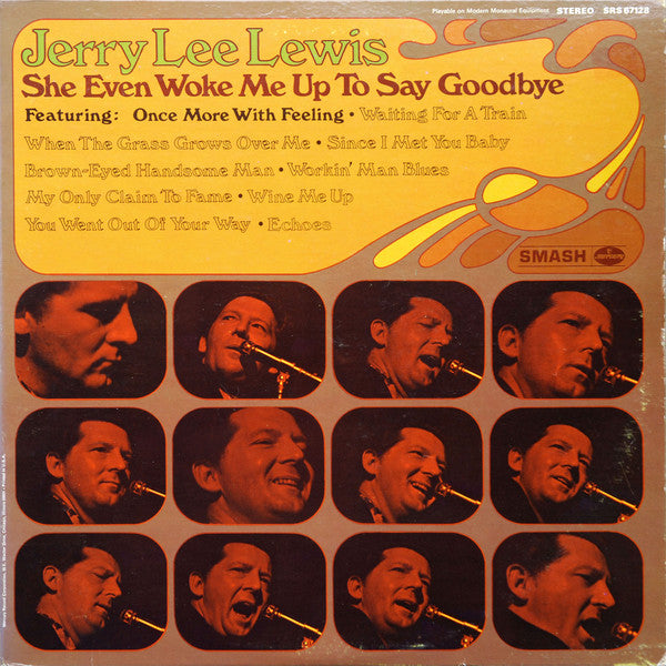 Lewis, Jerry Lee - She Even Woke Me Up To Say Goodbye (VG+) (Vinyl LP)